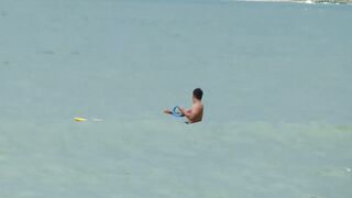 Jimbaran рыбалка на серфборде нестандартные забросы прямо с доски у волны