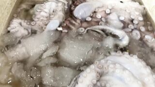 Традиционный рыбный и морепродуктовый рынок в Jimbaran Bali утренний улов и торг