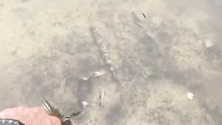 Спиннинг в Китае остров Хайнань береговая рыбалка по морскому хищнику у камней