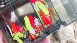 Спиннинг в Китае остров Хайнань береговая рыбалка по морскому хищнику у камней