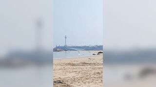 Такие сети видели морская рыбалка на Хайнане огромные стенки из лески прямо вдоль пляжа