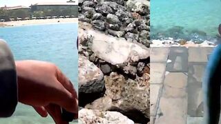 Поклёвка здесь затягивает рыбалка на пляже Бали когда удар в море хочется повторять