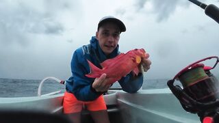 Морская рыбалка у берегов Бали - шторм, джиг с 250 метров и охота за трофейной рыбой