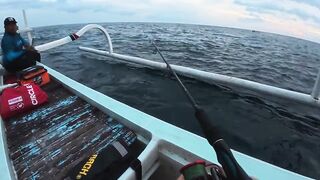 Морская рыбалка у берегов Бали - шторм, джиг с 250 метров и охота за трофейной рыбой