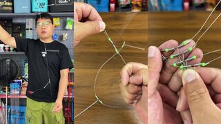 Оснастка с противозакручивателем для морской рыбалки удобный тремпель под串钩 монтаж