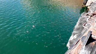 Керчь море полное рыбы прогулка по набережной и разговоры о рыбалке