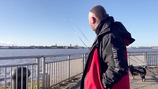 FISH ON на реке Mersey морская рыбалка с берега у устья и неожиданные поклевки