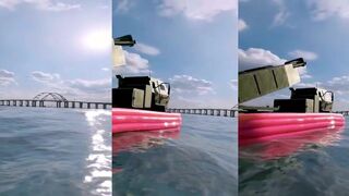 Украинский HIMARS дрейфует у Керченского моста рыбаки и война встречаются в проливе