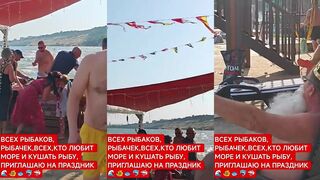 Керчь День рыбака праздник на набережной и разговоры про море и рыбалку