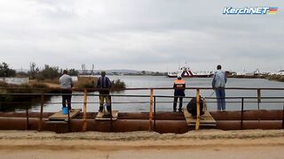 Керчане ловят саргана длинноносый хищник на лёгкой снасти у пирса