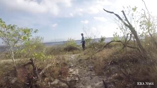 Страйк на нетронутом споте морская рыбалка на западном Бали vlog mancing 34