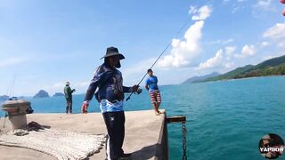 Krabi 2023 секретная точка Klong Muang EP1 береговая морская рыбалка в Таиланде