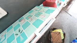 Первая рыбалка на побережье Karangasem Bali красивый вид и частые поклевки