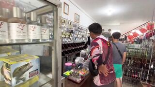 Ультралайт рыбалка в Сануре Бали береговая охота на барракуду минноу киллер в деле