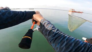 Опасно крутой spot в Benoa Bali морская рыбалка где клюют только крупные babon