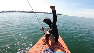 Опасно крутой spot в Benoa Bali морская рыбалка где клюют только крупные babon