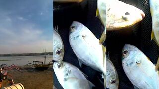 Береговой spot для рыбалки в Бали прибрежные камни и первые поклёвки у прибоя