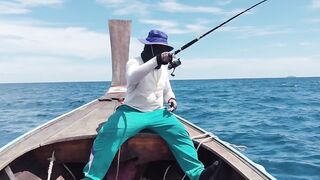 Три дня на лодке Krabi дикий хищник и быт рыбаков в длиннохвостом катере