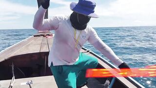 Три дня на лодке Krabi дикий хищник и быт рыбаков в длиннохвостом катере