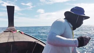 Три дня на лодке Krabi дикий хищник и быт рыбаков в длиннохвостом катере