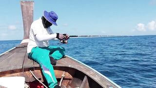 Три дня на лодке Krabi дикий хищник и быт рыбаков в длиннохвостом катере