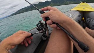 Рыбалка с лодки на Бали ловим и готовим трофей свежая морская рыбалка на джиг