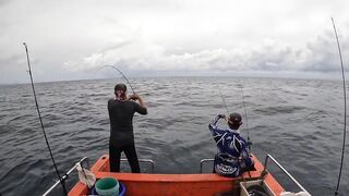 Jigging Krabi 2022 охота за гигантской испанской макрелью в Андаманском море