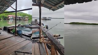 Krabi Fishstation платная рыбалка вокруг садков у Ko Sri Boya всего 200 бат с человека