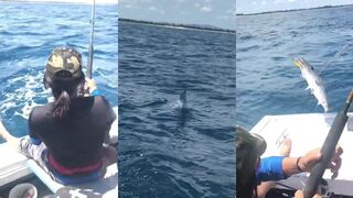 Моя первая большая барракуда Varadero Куба морская рыбалка и эпичный момент троллинга