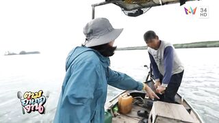 Krabi Koh Lanta подъём саев и заброс сетей охота за рыбой и креветкой в мангровых протоках