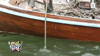 Krabi Koh Lanta подъём саев и заброс сетей охота за рыбой и креветкой в мангровых протоках