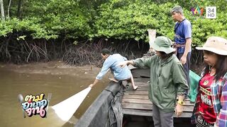 Krabi Koh Lanta подъём саев и заброс сетей охота за рыбой и креветкой в мангровых протоках