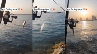 Лучшее место для рыбалки спокойная вода и уверенный клёв весь день