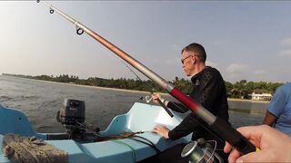 Рыбалка на Шри-Ланке 2020 первые выезды на океан и уловы у пляжа