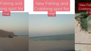 Новый спот в Катаре для рыбалки и крабов, берег залива и ночные костры