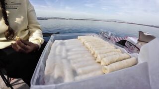 Çandarlı Limanı: экшеновый морской выход lambuka sinarit меркан и чепура в одном улове