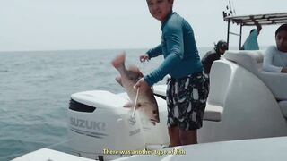 Fishing in Qatar настоящая морская рыбалка в Персидском заливе жара солнце и сильная волна