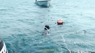 Fishing in Qatar настоящая морская рыбалка в Персидском заливе жара солнце и сильная волна