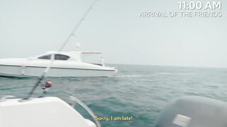 Fishing in Qatar настоящая морская рыбалка в Персидском заливе жара солнце и сильная волна