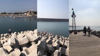 Рыболовный спот у причала Sanur Bali береговой кастинг по прибрежному хищнику