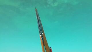 Подводная охота у Sanur морская рыбалка и дайвинг с ружьём по рифовой рыбе