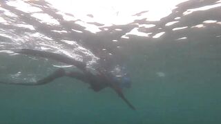 Подводная охота у Sanur морская рыбалка и дайвинг с ружьём по рифовой рыбе