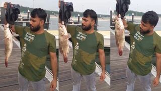 Sharjah hamour морская рыбалка и тяжёлые поклёвки местного хищника у каменной гряды