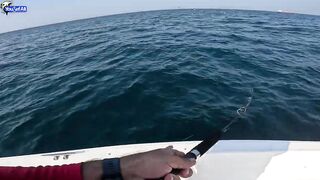 Рыбалка на юге Катара лодка пустыня и Персидский залив когда вокруг только море и песок