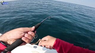 Рыбалка на юге Катара лодка пустыня и Персидский залив когда вокруг только море и песок