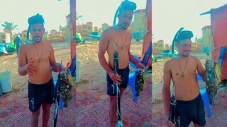 Sharm el Sheikh моя любимая девушка с подводным ружьём охота на рыбу и прогулки по рифам