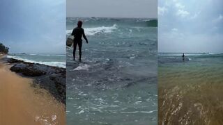 Рыбалка на Sri Lanka пляж Dalawella Unawatuna утренние поклёвки в Индийском океане