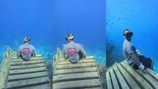 Sharm el Sheikh Красное море дайвинг пляж и немного рыбалки между погружениями в бирюзовую воду