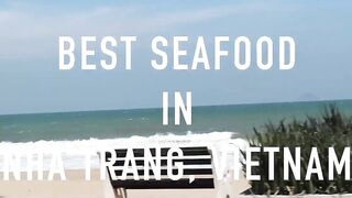 Лучшие морепродукты Вьетнама Nha Trang fishing village рыбаки лодки и свежая рыба