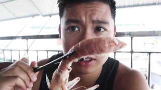 Лучшие морепродукты Вьетнама Nha Trang fishing village рыбаки лодки и свежая рыба